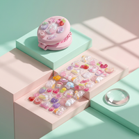 Autocollants en capsules Bonbon Drop, lot de 16 pièces, mignons, coréens, 3D, effet gelée, imperméables, imprimés UV, pour décoration de journal, agenda, ordinateur portable, téléphone
