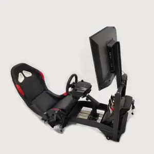 Лидер продаж, удобный симулятор кабины для игр, сиденье для руля, игровое кресло с прямым приводом и гоночным колесом, кабина для Ps5 Ps4