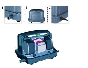저소음 연못 공기 펌프 대유량 공기 블로어 어류 연못용 LK-60 LK-80 LK-100 - Product Image 3
