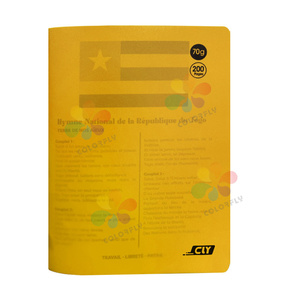 Fabrication professionnelle usine pas cher <span class=keywords><strong>prix</strong></span> A5 taille cahier scolaire avec couverture en PP coloré 48 feuilles ligne française cahier <span class=keywords><strong>d</strong></span>'exercices - Product Image 1