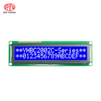 YH LCD2002 Módulo LCD 5V Pantalla verde azul Interfaz IIC/I2C Pantalla de alto contraste para uso industrial
