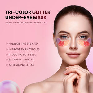 Natürliche Kollagen-Augenpads Dreifarbige Glitzer-Augengel-Pads gegen Augenringe, Geschwollene Augen, Tränensäcke und Falten - Product Image 2