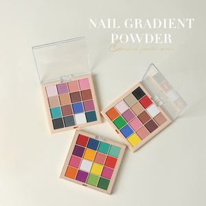 Set de Polvo Sólido para Uñas Vinimay Ombre, 16 Colores, Logotipo Personalizado, Pigmento Degradado, Paleta de Polvo Sólido para Arte de Uñas - Product Image 2