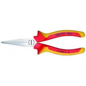 GEDORE - 1552090 VDE <b>Flat</b> <b>nose</b> <b>plier</b> with VDE insulating sleeves - EAN 4010886815991 1000V INSULATED <b>PLIERS</b> AND CUTTERS - Product Image 1