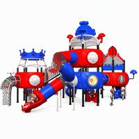 Ensemble d'équipements de divertissement extérieur de grande taille pour enfants et adolescents, équipement de terrain de jeux personnalisé pour parc d'attractions