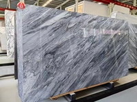 Grande dalle de marbre gris florentin de luxe, qualité supérieure, écologique, durable, imperméable, design moderne pour cuisine et salle à manger