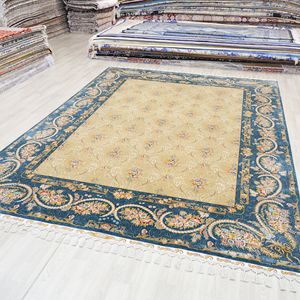 260x360cm Large <strong>Turkish</strong> Style Indian Silk Carpet <strong>UK</strong> Persian <strong>Rug</strong> Benefits Area <strong>Rugs</strong> - Product Image 3