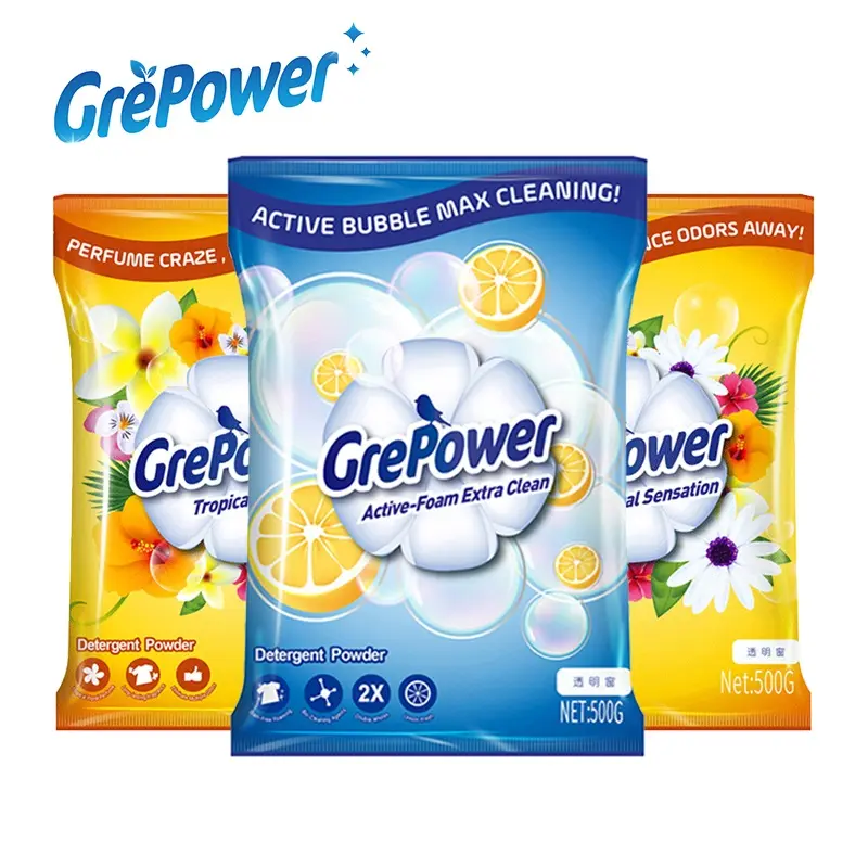 Liby Grepower sabão em pó para fabricantes de venda em Guangzhou pó para líquido mão lavar detergente fábricas