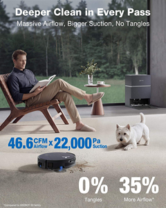 For X12 OMNICYCLONE High Suction Robotic Sweeper Cyclone Robot Vacuum <b>Mop</b> with Automatic <b>Cleaning</b> and Dry Function - Product Image 6