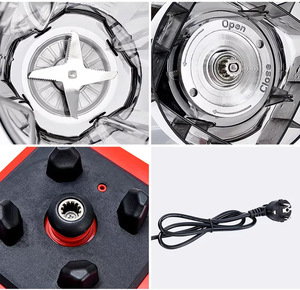 Licuadora Centrífuga Eléctrica de 3L, Venta al por Mayor de Fábrica, Procesador de Alimentos, Triturador de Hielo, Cuchillas de Acero Inoxidable, para Smoothies - Product Image 4