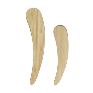 2025 venta al por mayor 5CM 6cm 7cm 8cm <span class=keywords><strong>Mini</strong></span> espátula de crema cosmética de bambú de madera para mezcla de polvo de máscara Facial - Product Image 2