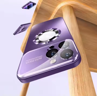 Étui de téléphone magnétique mat, étanche, antichoc, uni, de luxe, avec porte-cartes pour iPhone 15/14/13/12 Pro Max 16 Pro Max, compatible avec la recharge sans fil