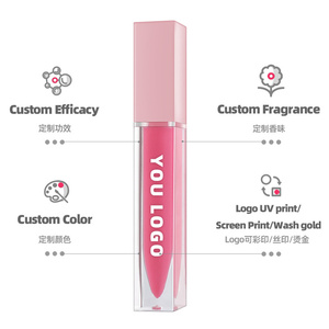Rõ ràng Glossy Matte Lip Gloss trong sắc thái khác nhau thời trang Son môi lỏng 5g Net <span class=keywords><strong>WT</strong></span> màu Tên dán thường xuyên hộp giấy - Product Image 5