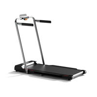Tapis roulant à moteur DC brossé 0,75 CV avec écran LED, plage de vitesse de 1,0 à 12,0 km/h pour la marche et la course en intérieur