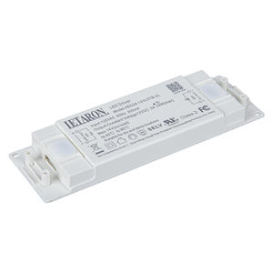 Высококачественный ультратонкий одноканальный драйвер для светодиодов 24 Вт, 12 В/24 В, AC-DC, с регулировкой яркости Triac, пластиковый, для прожекторов, шкафных и подсветки <span class=keywords><strong>LED</strong></span>-ламп - Product Image 2