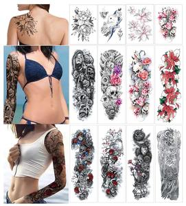 2023 haute qualité longue durée étanche encre impression hommes temporaire <span class=keywords><strong>bras</strong></span> complet <span class=keywords><strong>tatouage</strong></span> - Product Image 3