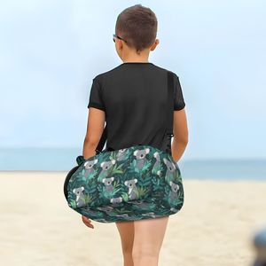 Bolsa de Viaje Deportiva Australiana de Gran Capacidad con Diseño de Koalas, Linda Bolsa de Viaje para Niños, Bolsa de Lona Resistente y Portátil para Niños, Bolsa de Viaje Deportiva para Niños - Product Image 2