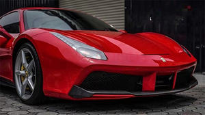 Kit de Carrocería de Fibra de Carbono <span class=keywords><strong>Novitec</strong></span> Pequeño, Alerón Trasero, Faldones Laterales, Labio Delantero y Labio Trasero, Apto para Ferrari 488GTB Modificado - Product Image 5