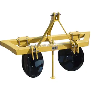 row disc ridger plough plow agriculture machine disk plough 3 point furrow disc plough