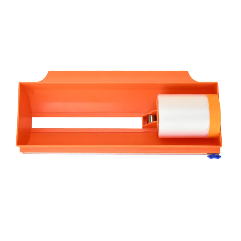 The latest roller and patterned paint brush and masking film cutter used for painting