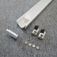 CE RoHS Encastré LED Lumière linéaire Anodisé Aluminium Givré PC Utilisation industrielle de rendement optimum