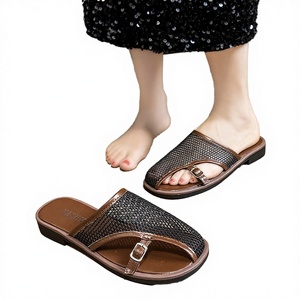 Women's Flat <b>Sandals</b> & Slides Fashion Trend Summer Big Size 36-43 Beach Wholesale Cheap Price - Product Image 2