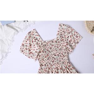 Macheda — robe <span class=keywords><strong>longue</strong></span> imprimée Floral, élastique, décontractée, chic, Corset, tenue <span class=keywords><strong>plissée</strong></span>, bon marché, nouvelle collection 2022 - Product Image 6