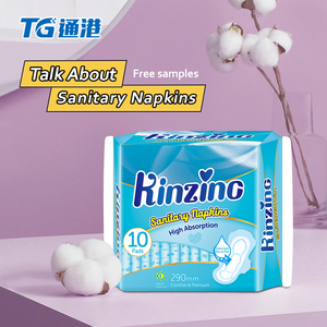 Vente en gros de serviettes hygiéniques jetables en coton ultra-fines, respirantes, avec ailettes, douces, pour femmes, menstruelles - Product Image 3