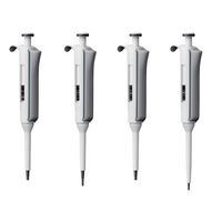 Pipette en plastique à volume réglable monocanal de haute précision IKEME, nouvelle conception, micropipette de laboratoire entièrement autoclavable