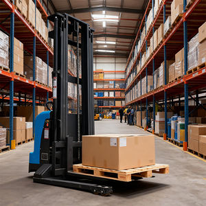 Pabrik Forklift listrik 1500kg 2ton <span class=keywords><strong>Stacker</strong></span> palet listrik seimbang tumpuk listrik - Product Image 4