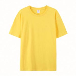 Design Customizable 100% Cotton Crewneck Unisex T-<b>Shirt</b> Summer Breathable Soft Woven Logo Print Embroidered Graphic Low MOQ - Product Image 3