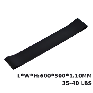 40LBS抵抗ループエクササイズバンド/強度トレーニング用抵抗レベル別弾性ワークアウトバンド - Product Image 1
