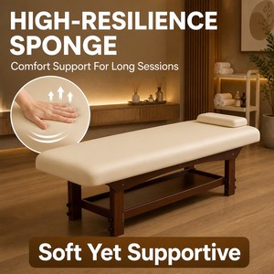Base <span class=keywords><strong>en</strong></span> <span class=keywords><strong>bois</strong></span> <span class=keywords><strong>massif</strong></span> Portable Full Body SPA Lit Tables <span class=keywords><strong>de</strong></span> <span class=keywords><strong>massage</strong></span> <span class=keywords><strong>de</strong></span> style chinois pour le traitement des ventouses pour le salon Chambre à coucher Hôtel - Product Image 3
