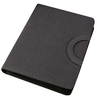OEM nueva carpeta multifunción de negocios con cremallera carpeta personalizada A4 carpeta organizadora con asa