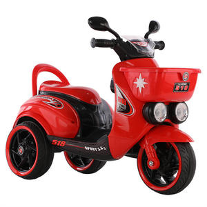 热销儿童电动汽车，带三轮和篮子音乐及儿童灯光功能 - Product Image 1