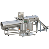 Nouvelle ligne de production automatique de grande capacité pour la fabrication de snacks de pâtes frites, extrudeuse pour la friture de snacks et d'aliments