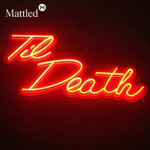 Insegna al Neon LED Personalizzata con Trasformatore, Telecomando e WiFi - "Til Death Mr & Mrs Better Together" per Decorazioni Matrimoniali - Product Image 6