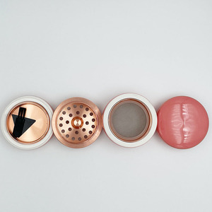 Aluminum Alloy Metal Herb Grinder Soft Touch Surface Electric Herb Grinder Cone <strong>Filler</strong> - Product Image 3
