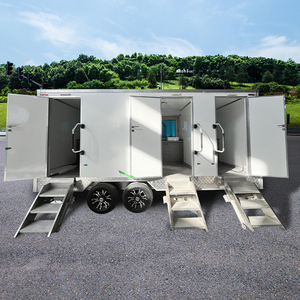 Al Aire Libre VIP móvil de lujo portátil coche baño inodoro ducha fabricantes baño remolque - Product Image 2