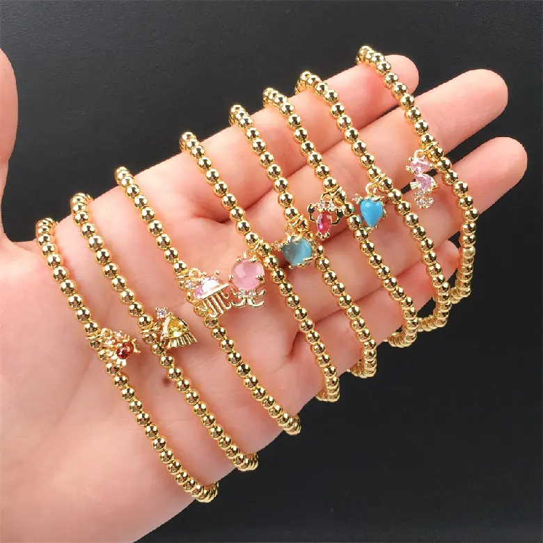 Thời Trang Mới Động Vật Biển Đồ Trang Sức Dễ Thương Sứa Cua Mini Zircon Vòng Đeo Tay Quyến Rũ Phụ Nữ 18K Mạ Vàng Vòng Đeo Tay Đính Cườm Bangle