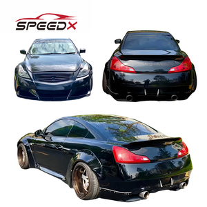 For <strong>Infiniti</strong> G37 G25 2 Door Carbon Fiber Upgrade Wide Body Kit Front Rear Bumper Auto <strong>Parts</strong> G37 - Product Image 1