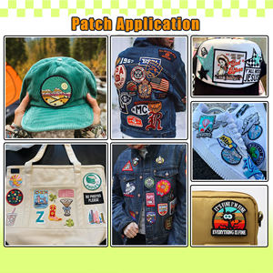 Nueva llegada parches bordados con purpurina hinchados venta al por mayor bolso del día de San Patricio decoración personalizada bordado lentejuelas parche hierba - Product Image 6