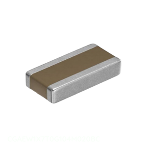 ตัวเก็บประจุเซรามิก CGAEW1X7T0G104M020BC 0.1 uF 0.1 uF 4V X7T 0204ยึดพื้นผิวตัวเก็บประจุเซรามิก MLCC - Product Image 1