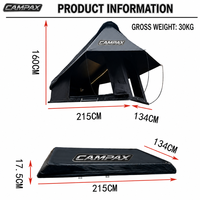 Tente de toit gonflable 4 saisons, double couche, une chambre, 2 personnes, imperméable, installation rapide, garantie 5 ans, Dachzelt