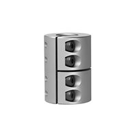 Accouplement rigide en aluminium à fixation par collier de serrage de 10 mm à 12 mm, diamètre 32 mm x longueur 45 mm, connecteur d'arbre de moteur pour machines CNC