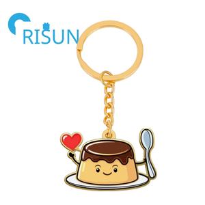 Llavero Personalizado de Metal para Pudín de Pudín, Llavero de Pudín de Navidad, Llavero de Purin - Product Image 5