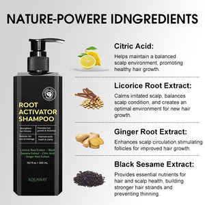 Shampoo de repousse des cheveux <span class=keywords><strong>en</strong></span> marque privée, propriétés antipelliculaires, activateur de racines, hydratant, lissant, traitement contre la chute des cheveux - Product Image 5