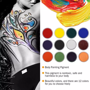 Private Label Bowitzti Painting Aqua Black Color <strong>Acrylic</strong> Vegan Non Toxic Joker Marking 30g Aqua <strong>White</strong> Neon Cake Water Body <strong>Paint</strong> - Product Image 4