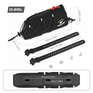 Rhinowalk <span class=keywords><strong>COSMOPOLIS</strong></span> Serie 0,65L Aufschraubbare Oberrohrtasche, Fahrradrahmentasche mit Schraubenmontage Aufbewahrungstasche für Radfahren - Product Image 4