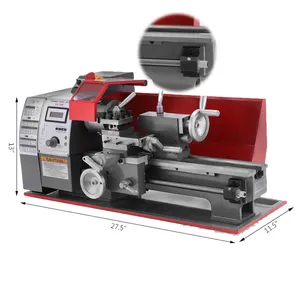 Bất Ngờ Giá 600 Wát 180 Kim Loại Mini Quay Lathe Máy Weiss Lathe Mini Lathe Kim Loại